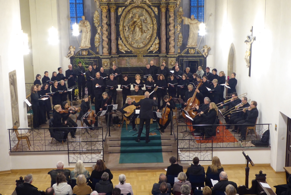 Zu Gast in der Benediktinerinnenabtei Kloster Engelthal mit den Psalmen Davids von Heinrich Schütz - Chorkonzert im Oktober 2017